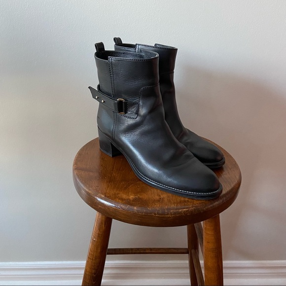 J. Crew Shoes - J Crew Black Ankle Boots Size 10
